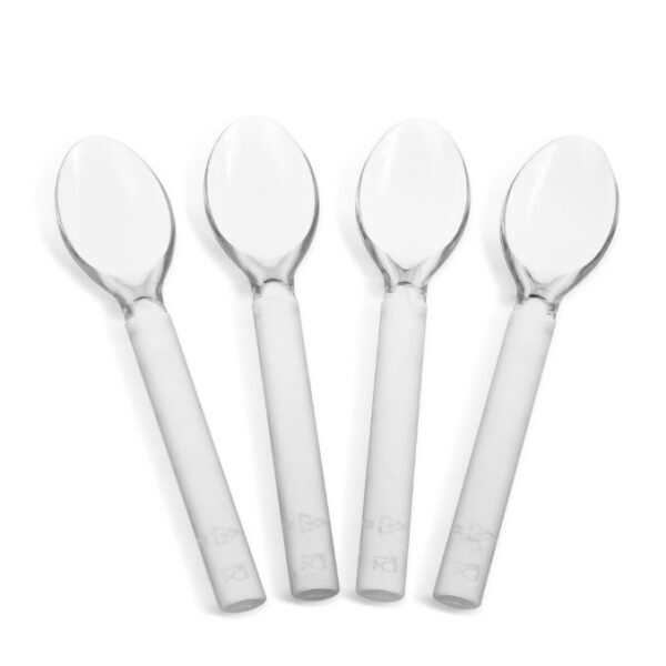 MINI CLEAR SPOON 12 CM - MATERIAL PS (50 PCS)