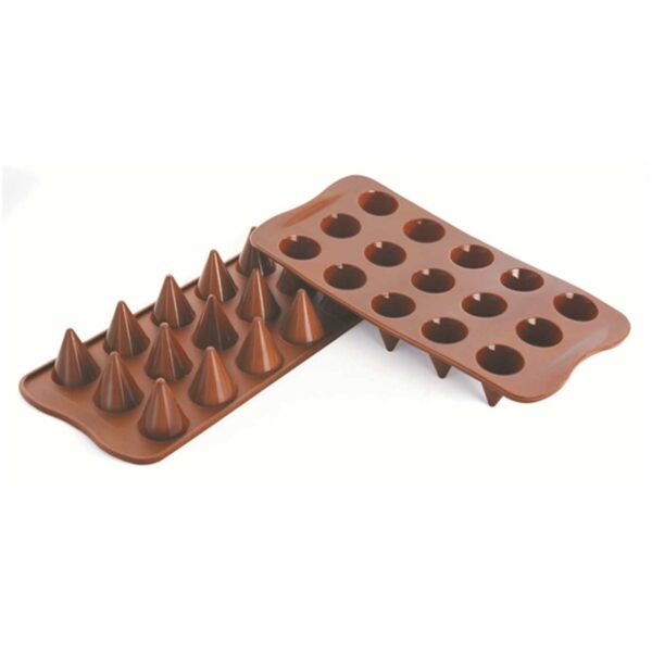 SILICONE CHOCOLATE  MOULD CONES VOL15*7.5 ML ITALY