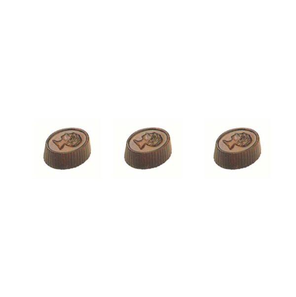 CHOCOLATE MOULD ROYAL OVAL 24 PCS 15 GM,  ITALY