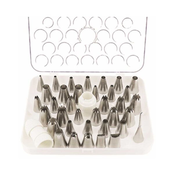 STAINLESS STEEL DECORATING NOZZLE SET 39 PCS, GERMANY